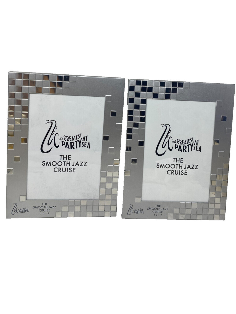 Smooth Jazz Cruise 2012 Photo Frame Lot 2 Silver Mosaic 5x7 Greatest Party Sea